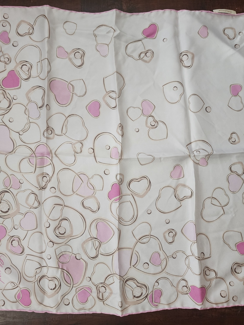 Chopard silk scarf